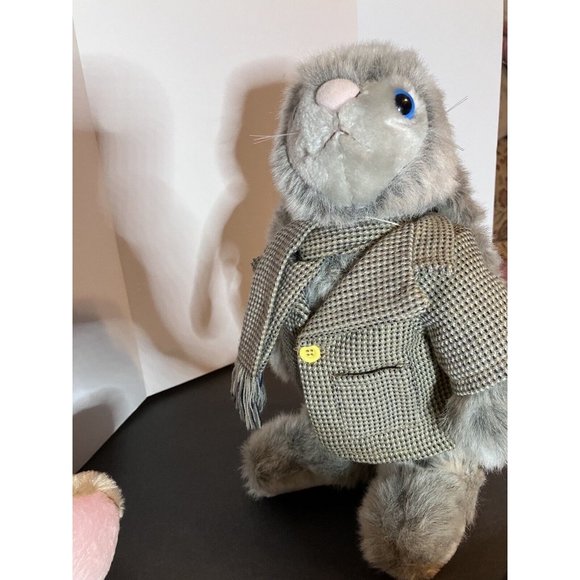 Hares Snuggle Bunny Plush Vintage 1983 North American Bear Co 12" Stuffed Animal - Picture 3 of 15